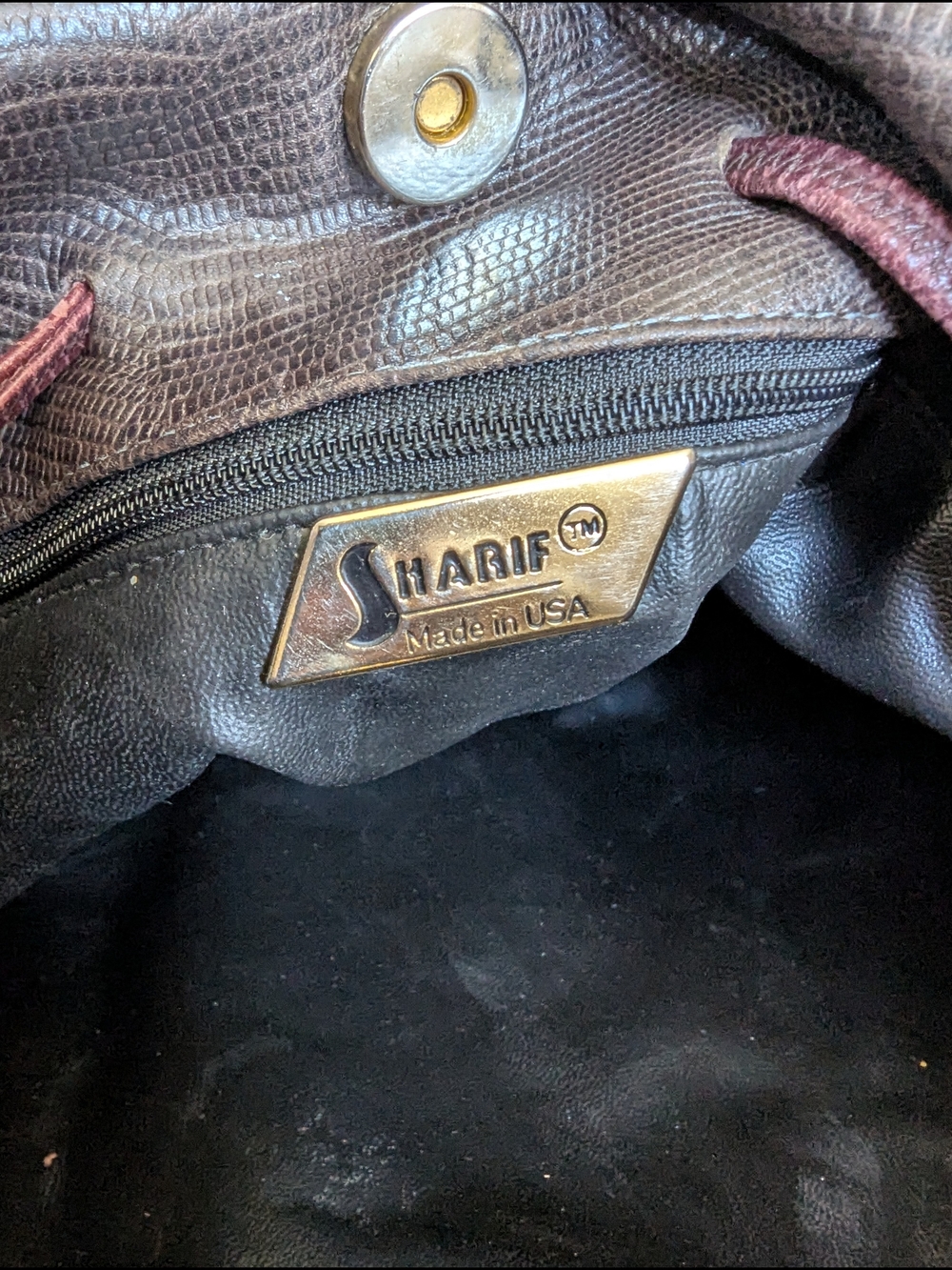 Vintage 1980s Sharif bucket bag. It features a distinctive multicolored patchwo - Picture 11 of 14